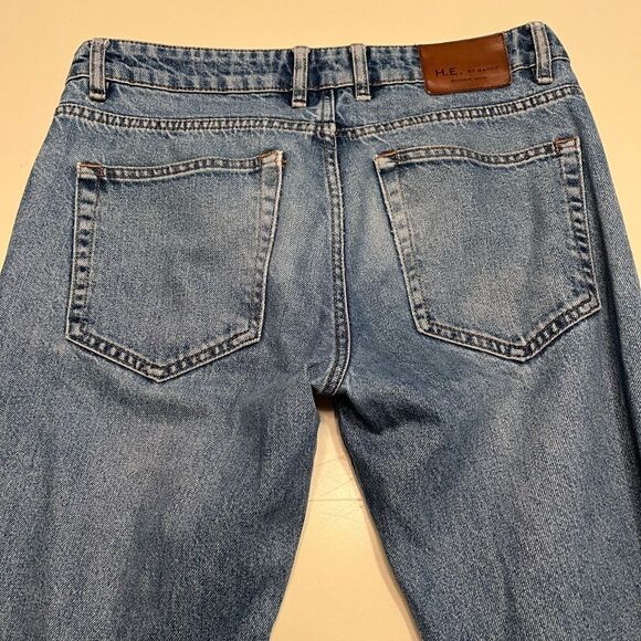 Blacksmith & Co. H.E. By Mango Button Fly Straight Leg Jeans sz 30 - Picture 5 of 7